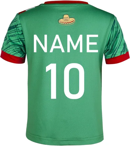 Miniatura 63 de Cnins Camisetas de entrenamiento de fútbol para niños de 2 a 14 años, trajes de práctica para niños y niñas con colores del equipo nacional