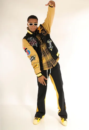 Miniatura 7 de SCREENSHOT VARSITY JACKET 3202 - Chaqueta de moda pesada acolchada para hombre, estilo urbano