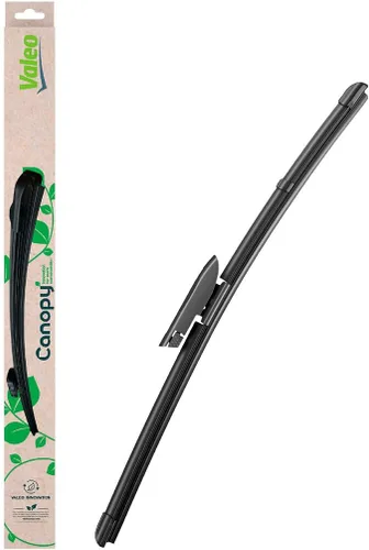 Valeo 583916 - Juego de 1 limpiaparabrisas de repuesto para automóvil con toldo innovador, fabricado con materiales naturales y reciclados,