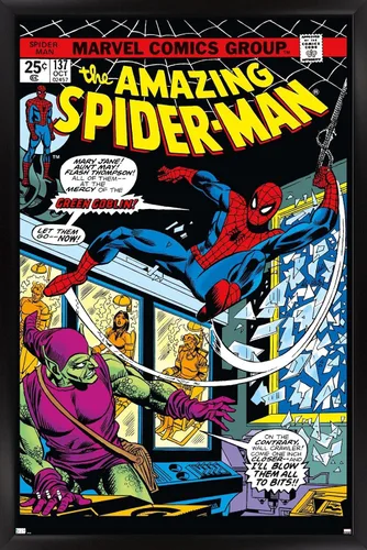 Miniatura 7 de Marvel Comics Spider-Man - Póster de pared Amazing Spider-Man #137, 22.4 pulgadas de largo x 14.7 pulgadas de ancho, versión premium sin marco