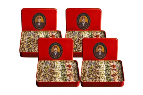 Miniatura 10 de Hafiz Mustafa 1864 Istanbul Baklava - Caja de pastelería - Bocadillos de postre de Baklava horneados hechos de hojas de masa filo fresca, pistacho