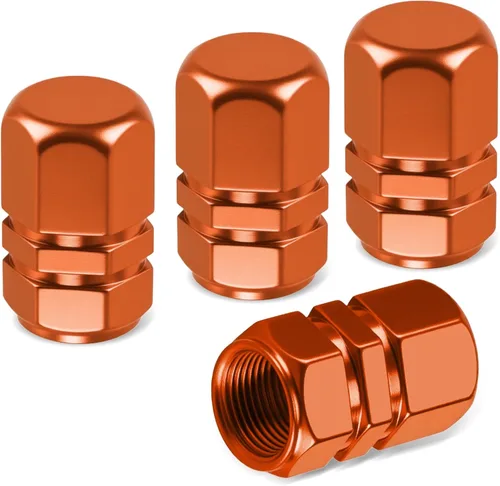 Miniatura 10 de 4 tapas de vástago de válvula de neumático de automóvil, tapas de vástago de neumático, tapas de aire antirrobo para neumáticos de rueda