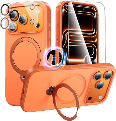 Miniatura 6 de Funda magnética diseñada para iPhone 11 Pro Max, [probada en caídas de grado militar] [compatible con MagSafe] Funda protectora delgada translúcida