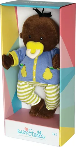 Miniatura 7 de Manhattan Toy Baby Stella - Muñeca de bebé marrón suave de 15 pulgadas Soft, First Doll