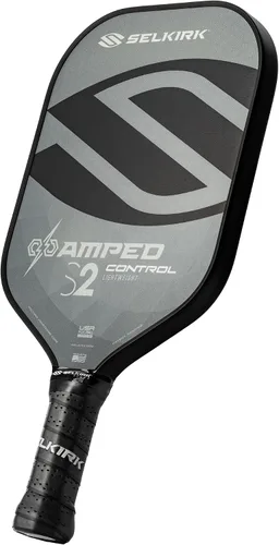 Miniatura 16 de Selkirk Sport Amped Control Pickleball Paddle Precision & Control Fiberglass Pickleball Paddles 16mm X5 Core Made in USA Gris Ligero