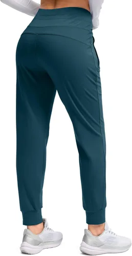 Miniatura 13 de G Gradual Pantalones deportivos con forro polar para mujer, de cintura alta, resistentes al agua, térmicos, para invierno, correr, senderismo