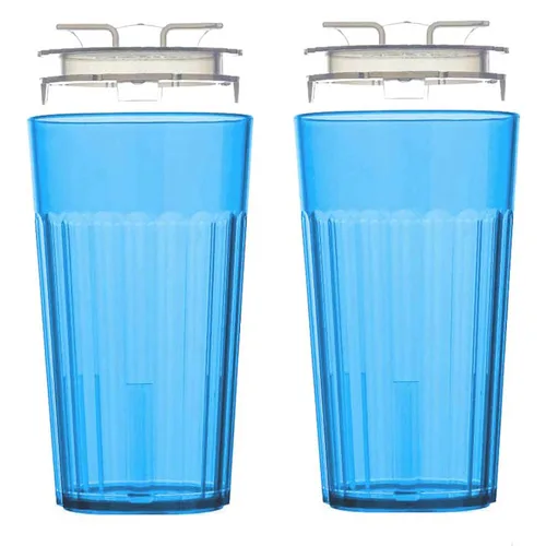 Miniatura 15 de Reflo Smart Cup - Paquete de vaso inteligente (azul, paquete de 1) Entrenamiento de destete Montessori para niños pequeños, diseño de vaso abierto 1