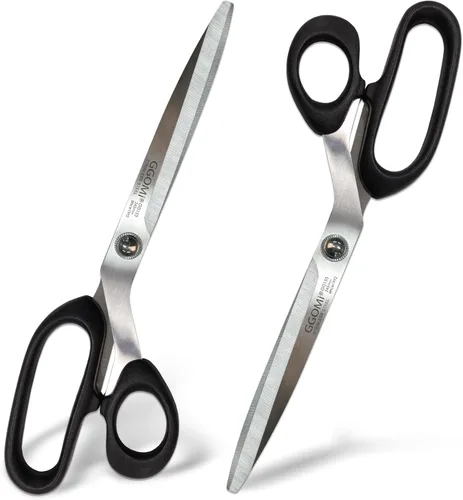 Tijeras de cocina de hoja inoxidable 2.2T – 9.6 pulgadas x 2 unidades | Tijeras de cocina afiladas resistentes de estilo coreano para cocinar 2