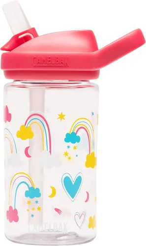 Miniatura 18 de CamelBak Eddy+ Kids Water Bottle with Bite Valve Straw, Leak‑Resistant Easy‑Sip Design for Everyday Hydration, 14oz Kids Monstruos de Skate