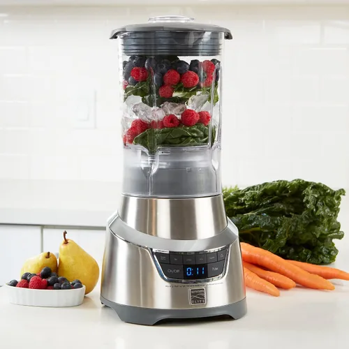 Miniatura 3 de Kenmore Elite - Batidora de 1.3 HP de 64 onzas con vaso de mezcla de una sola porción de 20 onzas, potente motor de trituración de hielo, jarra
