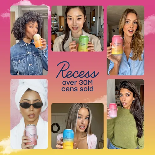 Miniatura 34 de Recess Mood - Bebida calmante con suplemento de magnesio, 12 onzas (Vainilla Naranja, paquete de 12)