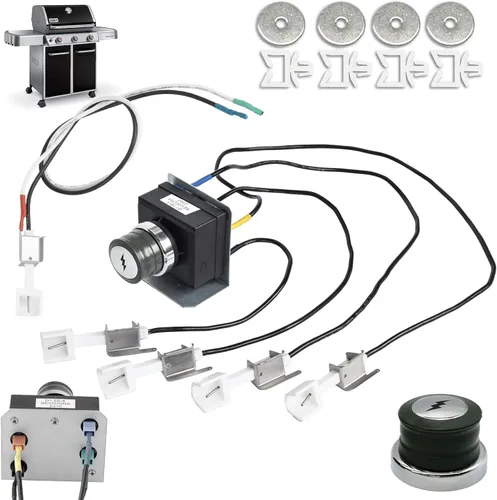 Miniatura 15 de 67532 Encendedor 66220 Reemplazo de botón para kit de encendido Weber GS4 Genesis II E-330 Parts Weber Genesis II E-335, Genesis 2 S-335, II S-345