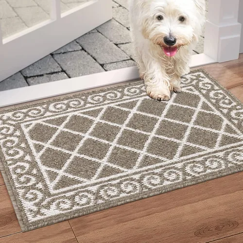 Miniatura 8 de HEBE Alfombra para Puerta Interior 20''x32'' Alfombras de Bienvenida Antideslizantes para Puerta Principal Alfombras Lavables para Zapatos Atrapa