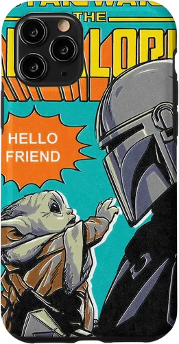 Miniatura 28 de Funda para iPhone 14 Pro Max Star Wars The Mandalorian Mando y el Niño