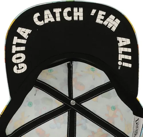 Miniatura 6 de Bioworld Sombrero de Snapback sublimado de personaje Pokemon, Multi