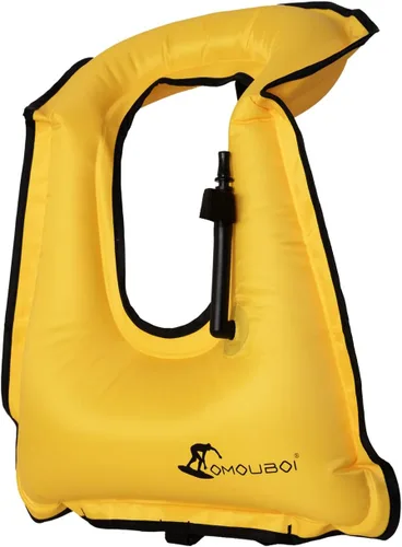 Miniatura 9 de Chaleco de esnórquel para adultos, chaleco de natación inflable para mujeres/hombres, chalecos de natación para kayak, remo, pesca, surf, esnórquel