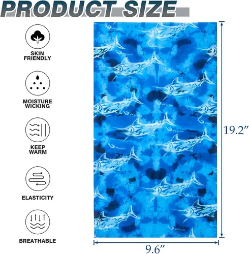 Miniatura 2 de Bufanda transpirable para el cuello, máscara facial para hombres y mujeres, senderismo, ciclismo, deportes, pesca, protección solar UV bandana