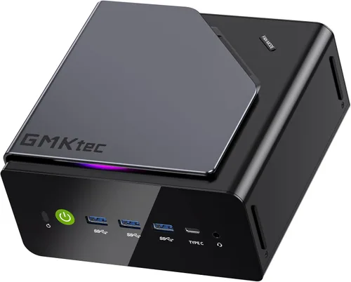 GMKtec K15 AI Mini PC Oculink Intel Ultra 5 125U Procesador 16GB DDR5 1T SSD, computadora de escritorio AI Boost, expansión de almacenamiento 3X M.2