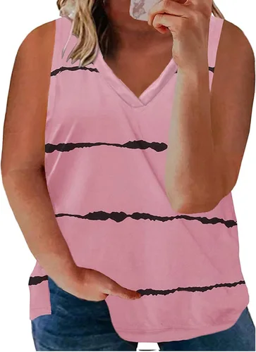 Camisetas sin mangas para mujer, talla grande, camisola, camiseta sin mangas con vuelo, camiseta tipo túnica, camisola, chaleco fruncido, tops de