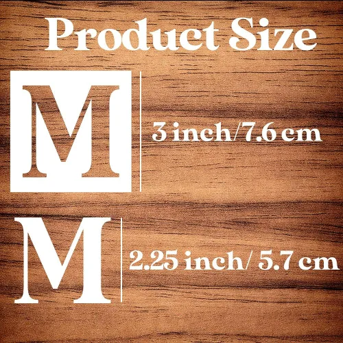 Miniatura 2 de Plantillas de letras de 3 pulgadas para pintar sobre madera, 36 plantillas de letras del alfabeto y números para madera, pared, puerta, porche