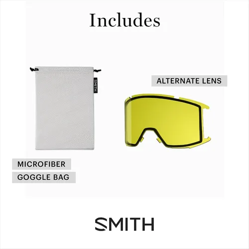 Miniatura 8 de SMITH Squad - Gafas con lente ChromaPop – Gafas de nieve con lente reemplazable para esquí y snowboard – para hombres y mujeres