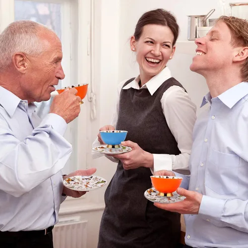 Miniatura 7 de LURRIER Taza de café con platillo para café con leche, té capuchino con mariposas de 6.8 onzas, porcelana fina de hueso, apta para lavavajillas
