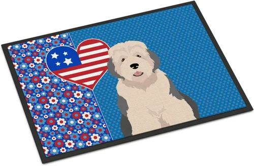 Miniatura 48 de Caroline's Treasures WDK5119JMAT Airedale Terrier USA - Tapete para interiores o exteriores, 24 x 36 pulgadas, tapete para puerta delantera