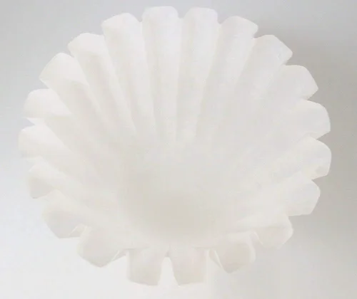 Miniatura 3 de Karita Kalita - Filtro de papel de café, filtro ondulado, para 1 a 2 personas, 150 hojas (50 x 3), blanco, #22211, elegante, campamento, al aire
