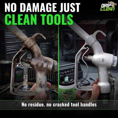 Miniatura 7 de Grip Clean Toallitas de Limpieza de Manos y Herramientas de Servicio Pesado – Limpiador de Manos Sin Agua para Mecánicos, Garaje y Taller