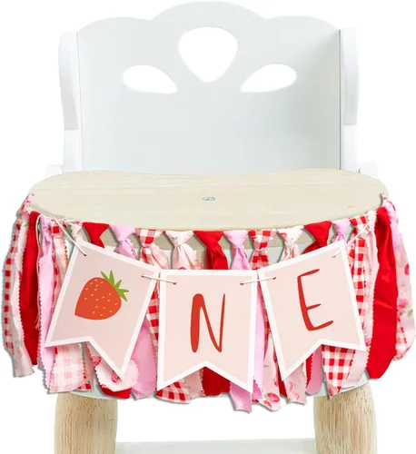 Miniatura 10 de Cartel para silla de alta color arcoíris pastel – Cartel de primer cumpleaños para silla de bebé, guirnalda de cinta de arcoíris pastel, Banner