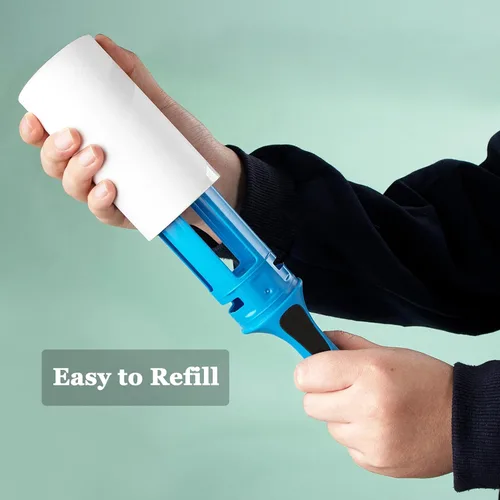 Miniatura 6 de Recambios de rodillo gigante de pelusa de 4.6 pulgadas compatible con rodillos de pelusa gigantes Evercare y rodillo de pelusa con mango en T