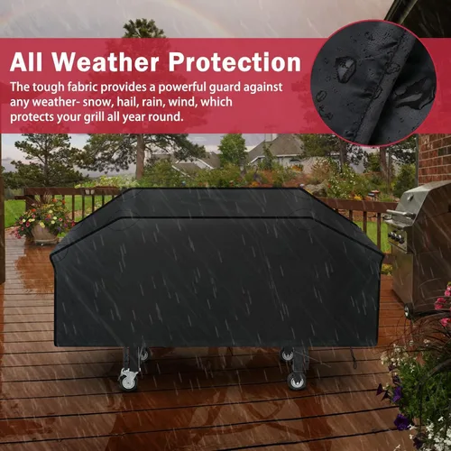 Miniatura 6 de iCOVER - Cubierta de parrilla de 36 pulgadas para Blackstone, impermeable, ligera, de poliéster, protección para parrilla, cubierta de parrilla