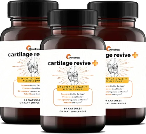 Miniatura 8 de UpWellness Cartilage Revive + Suplemento de apoyo articular para hombres y mujeres con colágeno tipo II para articulaciones – Sulfato