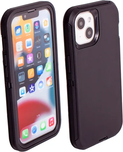 Miniatura 5 de Funda para iPhone 13 Mini (5.4 pulgadas) con 2 protectores de pantalla Resistente de cuerpo completo de grado militar protección contra caídas