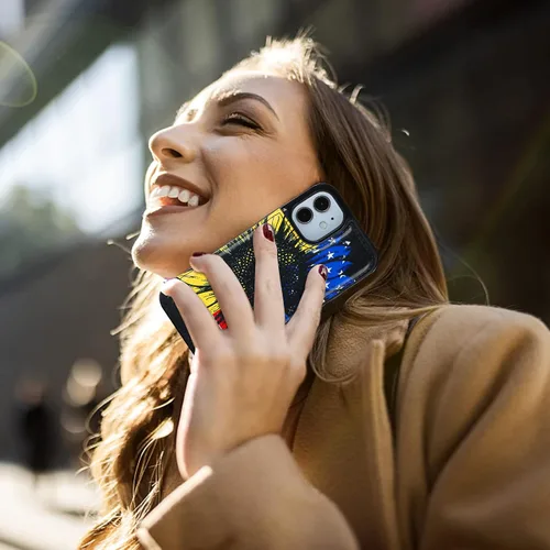 Miniatura 6 de HAOPINSH Funda tipo cartera para iPhone 12 Mini con tarjetero y diseño de girasoles de bandera americana, tapa trasera de piel sintética, ranuras