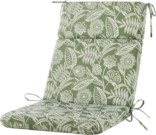 Miniatura 11 de BLISSWALK Cojín para silla de exterior, parte inferior y trasera, cojín de una pieza para silla Adirondack de respaldo alto, cojines de patio