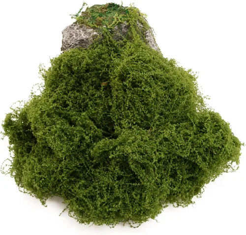 Musgo simulado verde oscuro, briófitos artificiales, adecuado para decoración de musgo, manualidades verdes, arte de jardinería, jardín de Navidad y