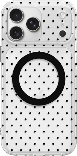 Miniatura 66 de Hython Funda para iPhone Air, diseño estético de lunares lindos, funda simple de 6.5 pulgadas, delgada, antiarañazos, parachoques de TPU suave, a