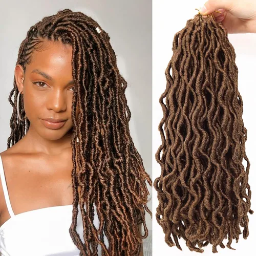 Miniatura 19 de Cabello de ganchillo de 14 pulgadas, 6 paquetes/lote de trenzas de ganchillo suaves gitanas, trenzas onduladas de ganchillo de 3 tonos, rizadas