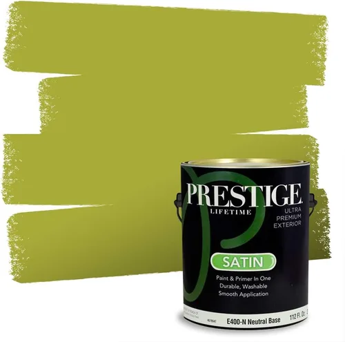 Miniatura 229 de PRESTIGE Pinturas Pintura interior e imprimación en uno, 1 galón, cáscara de huevo, aventura
