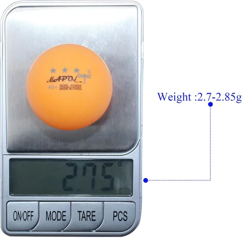 Miniatura 4 de MAPOL 200 pelotas de tenis de mesa, pelota de entrenamiento avanzado de 3 estrellas, pelotas de ping pong a granel para deportes
