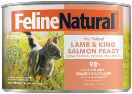 Miniatura 9 de Feline Natural New Zealand Comida Enlatada para Gatos Alimento Húmedo, Alto en Carne, Bajo en Carbohidratos y Sin Granos Comida Húmeda para Gatos