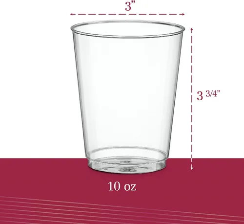 Miniatura 5 de PLASTICPRO Vasos de plástico desechables (transparente, 50)