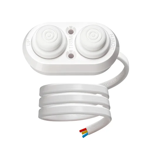 Interruptor de ajuste para barco, Haoguo Tilt con IP67 impermeable, adecuado para barcos de pesca, yates, barcos, color blanco