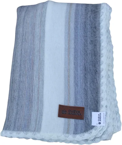 Miniatura 9 de Manta de lana de alpaca - Hermosa y cálida, 80 x 60 pulgadas, ultra suave, hipoalergénica y transpirable. (aceituna)