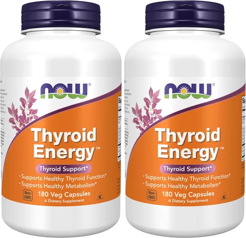 Miniatura 5 de Energía de la tiroides de Now Foods, Cápsulas Vegetarianas., 3368, 1, 1