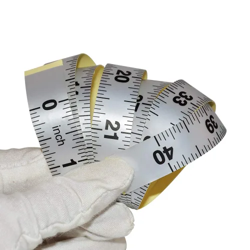 WIN TAPE Regla de banco de trabajo cinta métrica con respaldo adhesivo - 40 pulgadas 39.8 in