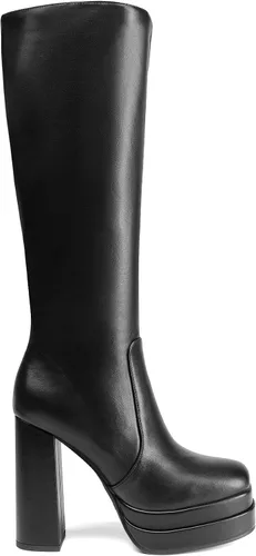 Miniatura 2 de DREAM PAIRS Botas altas hasta la rodilla con plataforma para mujer, botas Gogo largas y gruesas para otoño