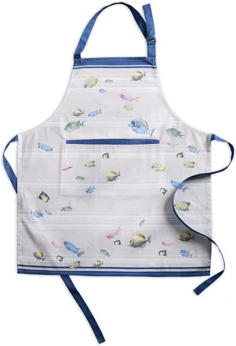 Miniatura 62 de Maison d' Hermine Delantal 100% de algodón para mujeres con bolsillo de cocina delantal de chef para hombres para cocinar primavera verano 001