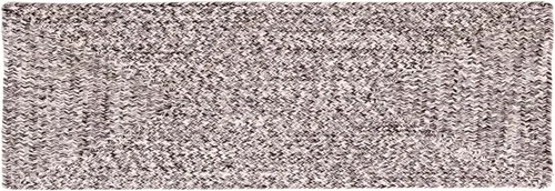 Miniatura 71 de Super Area Rugs Farmhouse - Alfombra trenzada de algodón reversible para cocina, gris y blanco, 4 x 6 pies, ovalada